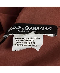 Pre-Owned Dolce & Gabbana Women's Pre-Owned Dolce and Gabbana Satin Lace Detail Dress