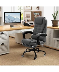 Boyel Living 7-Point Vibrating Massage Office Chair High Back Executive Recliner with Lumbar Support