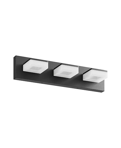 Busdays 20 Inch Led Modern Bathroom Vanity Light Fixture 3 Light Acrylic Wall Lighting Over Mirror 6000K