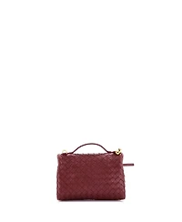 Pre-Owned Bottega Veneta Small Soft Chain Vanity Case Intrecciato Leather