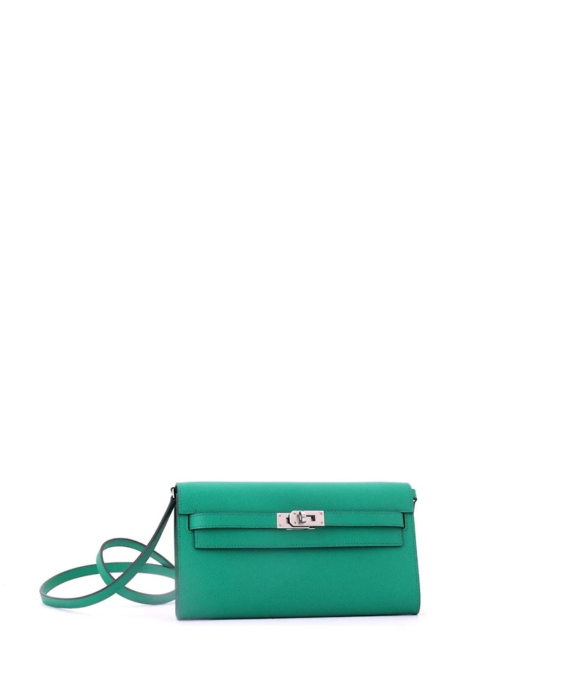 Pre-Owned HERMES Kelly To Go Wallet Epsom