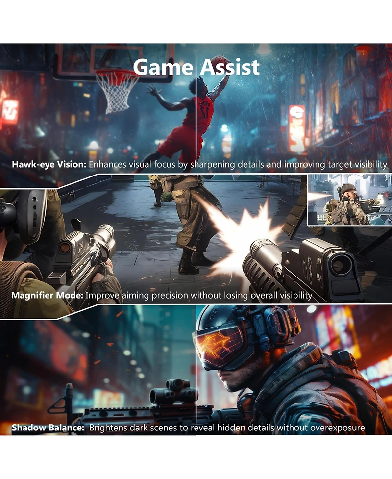 Z-edge Infinyx Series X27 Oled 2K Qhd 2560x1440 240Hz Gtg 0.03ms Gaming Monitor, with Adjustable Stand