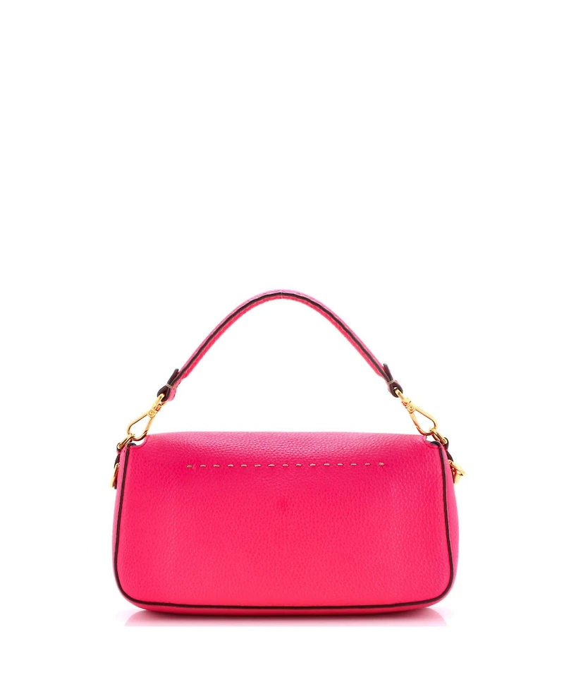 Pre-Owned Fendi Medium Selleria Baguette Nm Bag Leather