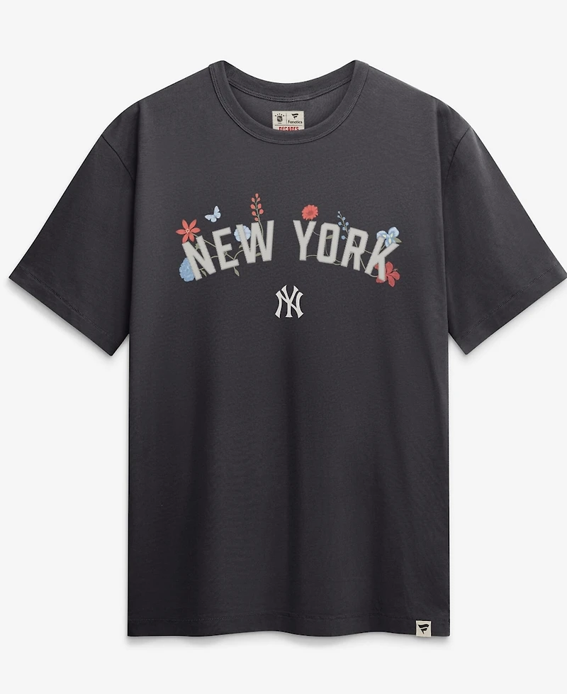 Fanatics Men's Anthracite New York Yankees Bloom T-Shirt