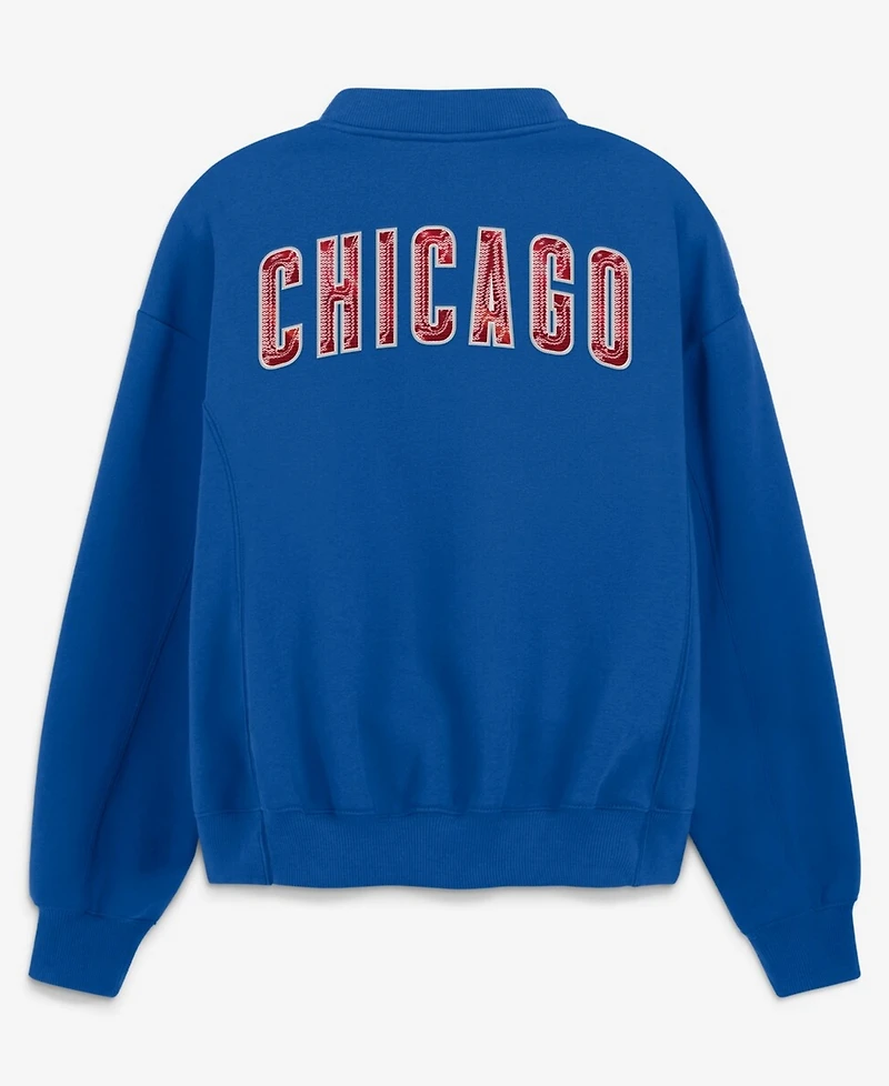 Fanatics Women's Royal Chicago Cubs Oversized Rage Against Full-Zip Jacket