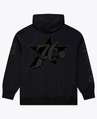 Mitchell & Ness Men's Black Philadelphia 76ers Phantom Fleece Hoodie
