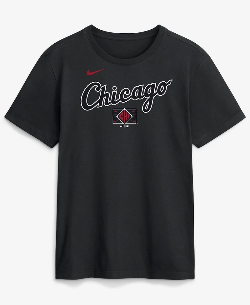 Nike Men's Black Chicago White Sox City Connect Wordmark T-Shirt