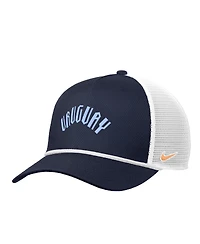 Nike Men's Navy Uruguay National Team Rise Rope Trucker A-Frame Adjustable Hat