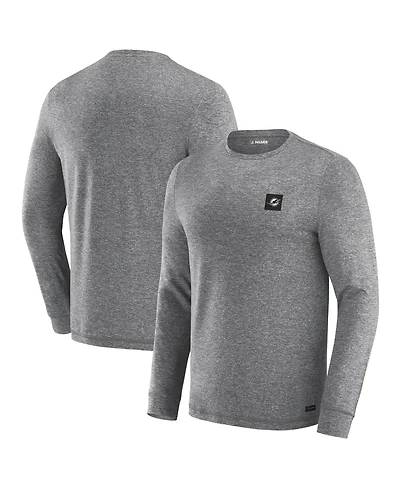 J. Palmer Men's Black Miami Dolphins Four Down Long Sleeve T-Shirt
