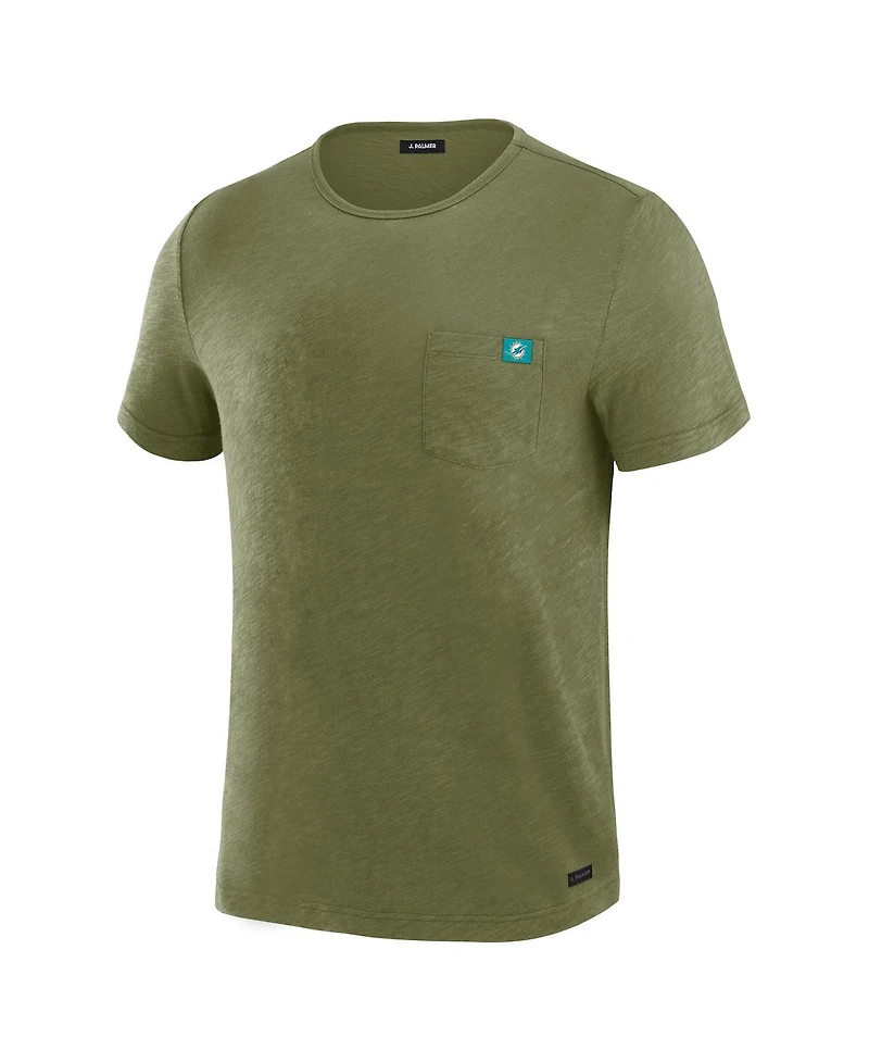 J. Palmer Men's Green Miami Dolphins In-The-Pocket T-Shirt
