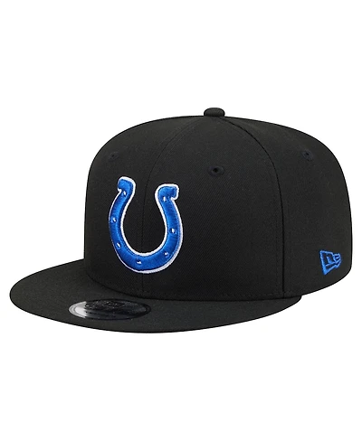 New Era Men's Black Indianapolis Colts 9FIFTY Snapback Hat