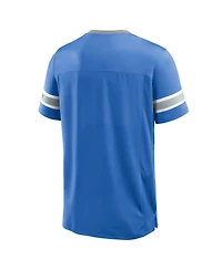 Fanatics Men's Blue Detroit Lions Hometown Premium Hashmark V-Neck T-Shirt