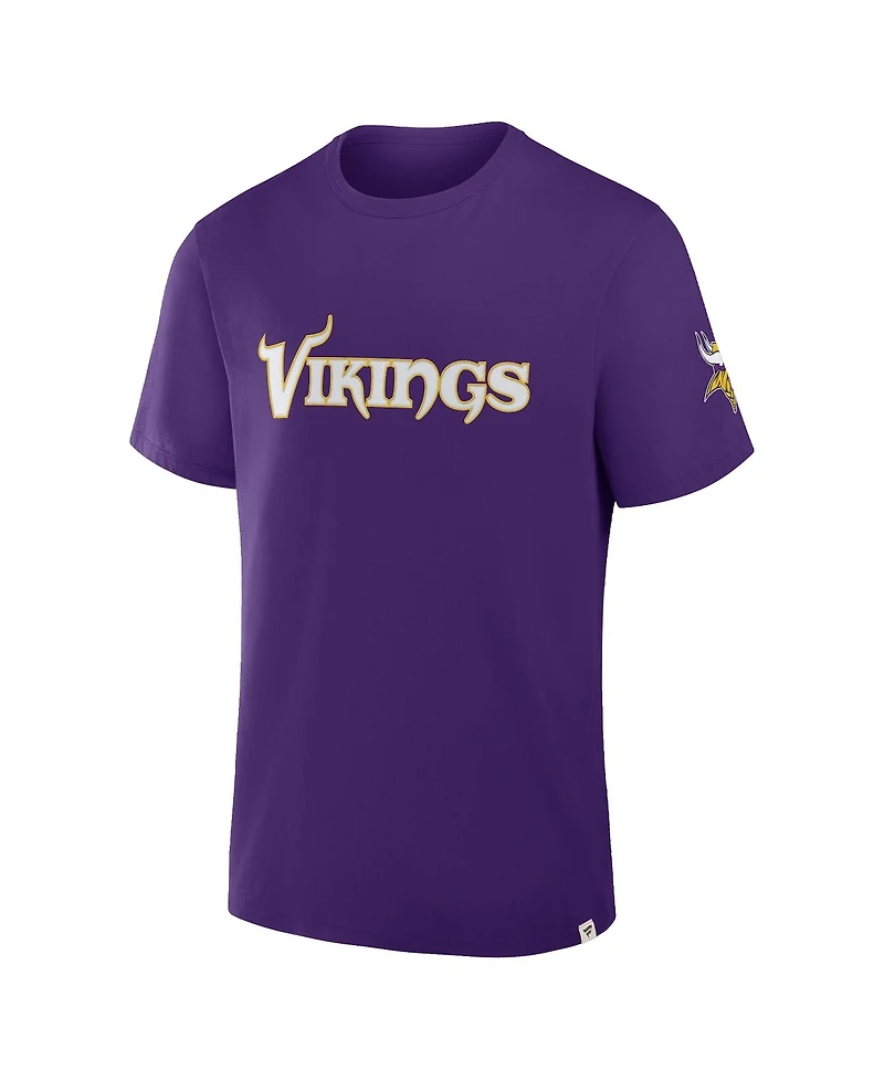 Fanatics Men's Purple Minnesota Vikings Elevated Classic Legacy T-Shirt