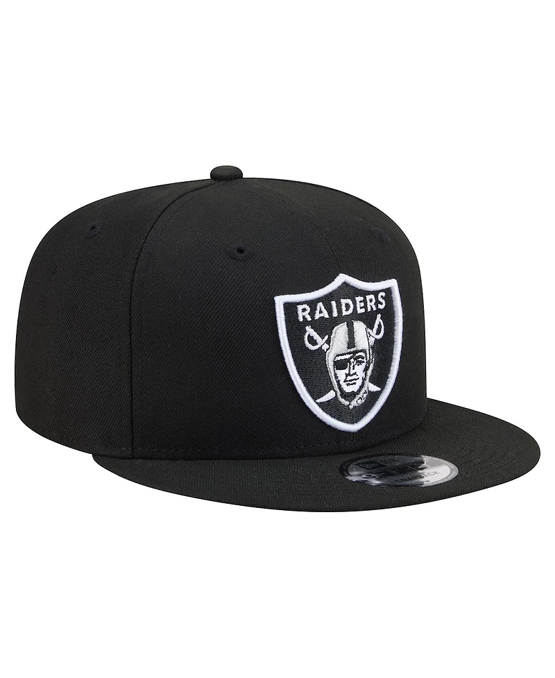New Era Men's Black Las Vegas Raiders 9FIFTY Snapback Hat