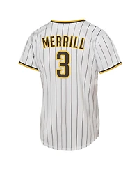 Nike Big Boys and Girls Jackson Merrill White San Diego Padres Home Replica Jersey