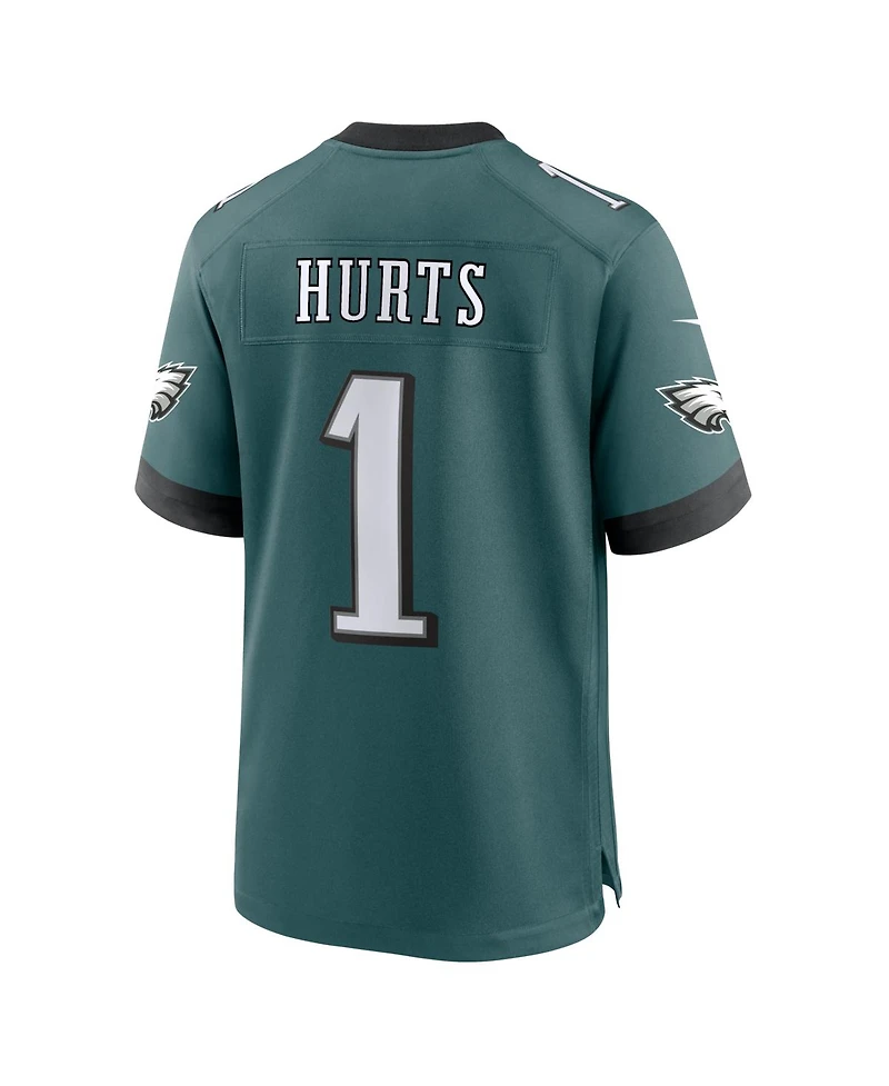 Nike Men's Jalen Hurts Midnight Green Philadelphia Eagles Team Game Jersey