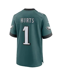 Nike Men's Jalen Hurts Midnight Green Philadelphia Eagles Team Game Jersey