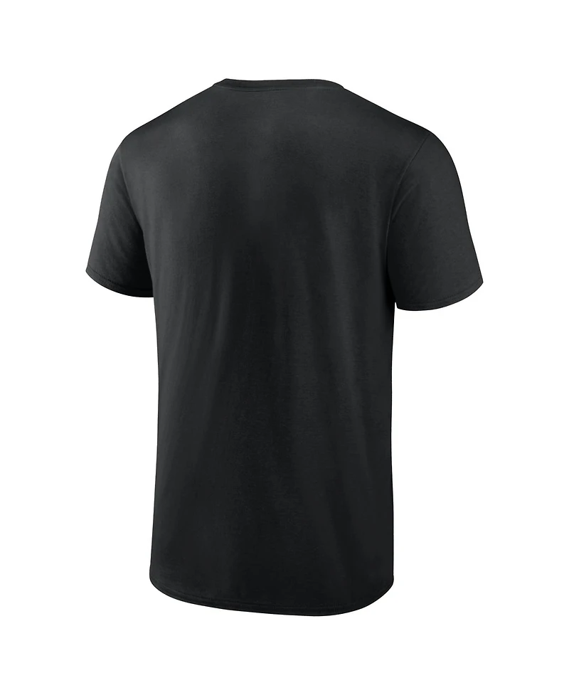 Logo Athletic Men's Black Pittsburgh Steelers Vintage Arch T-Shirt