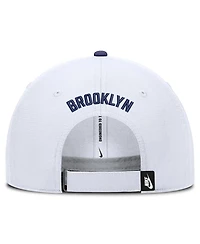 Nike Men's White Brooklyn Dodgers Cooperstown Collection Club Dri-fit Adjustable Hat