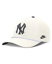 Nike Men's Cream New York Yankees Cooperstown Rise Adjustable Hat