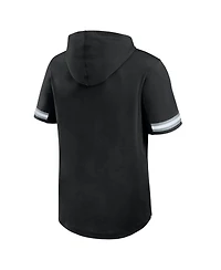 Fanatics Men's Black Las Vegas Raiders Optimal Play Short Sleeve Hooded T-Shirt