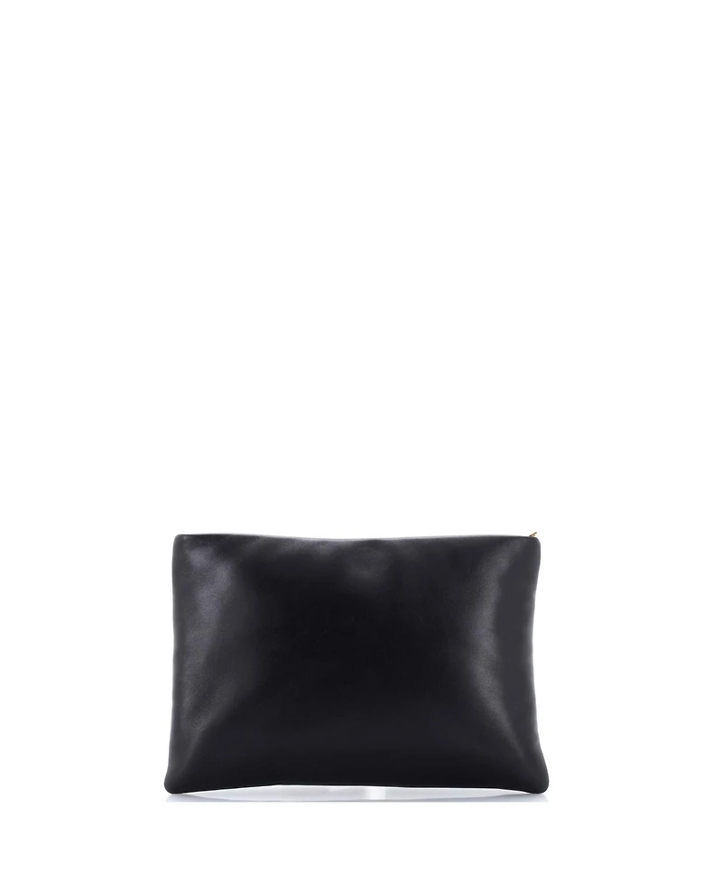 Pre-Owned Saint Laurent Small Calypso Zip Pouch Leather