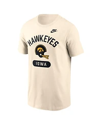 Nike Men's Natural Iowa Hawkeyes Legacy Arch Helmet T-Shirt