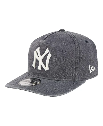 New Era Men's Navy Heather New York Yankees Throwback Denim Classic 19TWENTY Adjustable Hat
