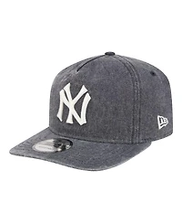 New Era Men's Navy Heather New York Yankees Throwback Denim Classic 19TWENTY Adjustable Hat