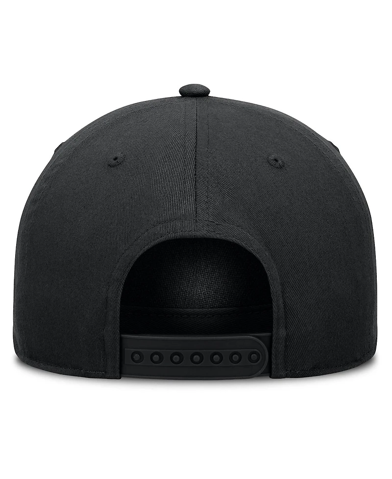 Nike Men's Black New York Yankees Rise Dri-fit A-Frame Adjustable Hat