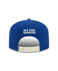 New Era Men's Blue New York Rangers Throwback Stanley Cup Champions Side Patch 19TWENTY Adjustable Hat