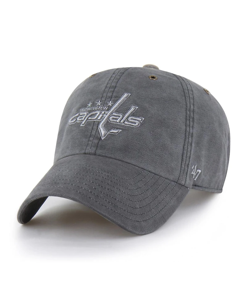 '47 Brand X Carhartt Men's Charcoal Washington Capitals Clean Up Adjustable Hat