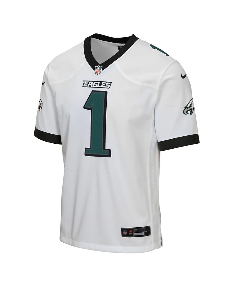 Nike Big Boys and Girls Jalen Hurts White Philadelphia Eagles Game Jersey