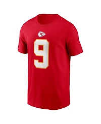 Nike Men's Kenneth Walker Iii Red Kansas City Chiefs Name Number T-Shirt