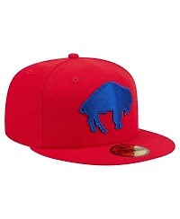 New Era Men's Red Buffalo Bills 59FIFTY Fitted Hat