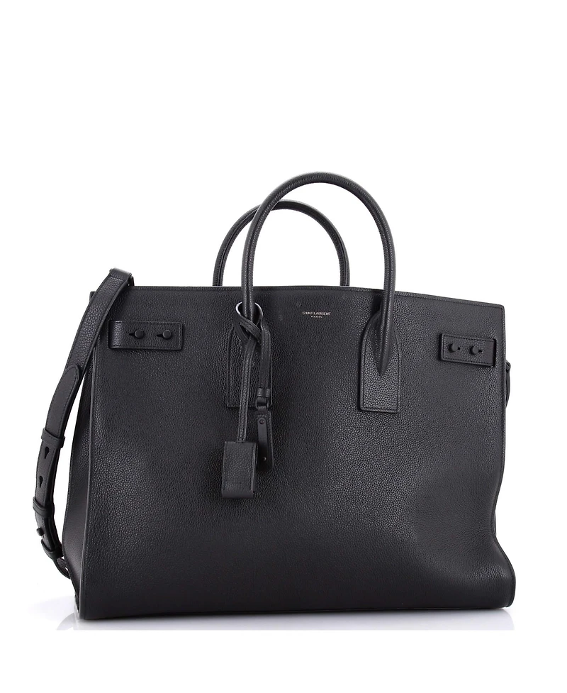 Pre-Owned Saint Laurent Large Sac de Jour Souple Bag Leather