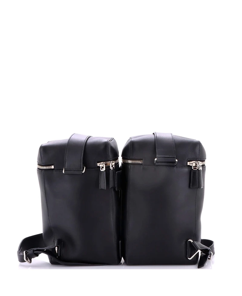 Pre-Owned Prada Twin Pocket Backpack Leather