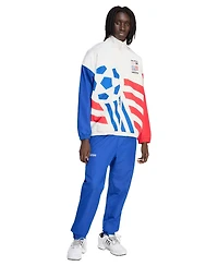 Adidas Men's White Usmnt 1994 World Cup Full-Zip Woven Track Jacket