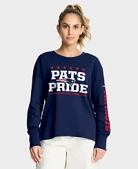 Fanatics Women's Navy New England Patriots Hometown Legacy Long Sleeve T-Shirt