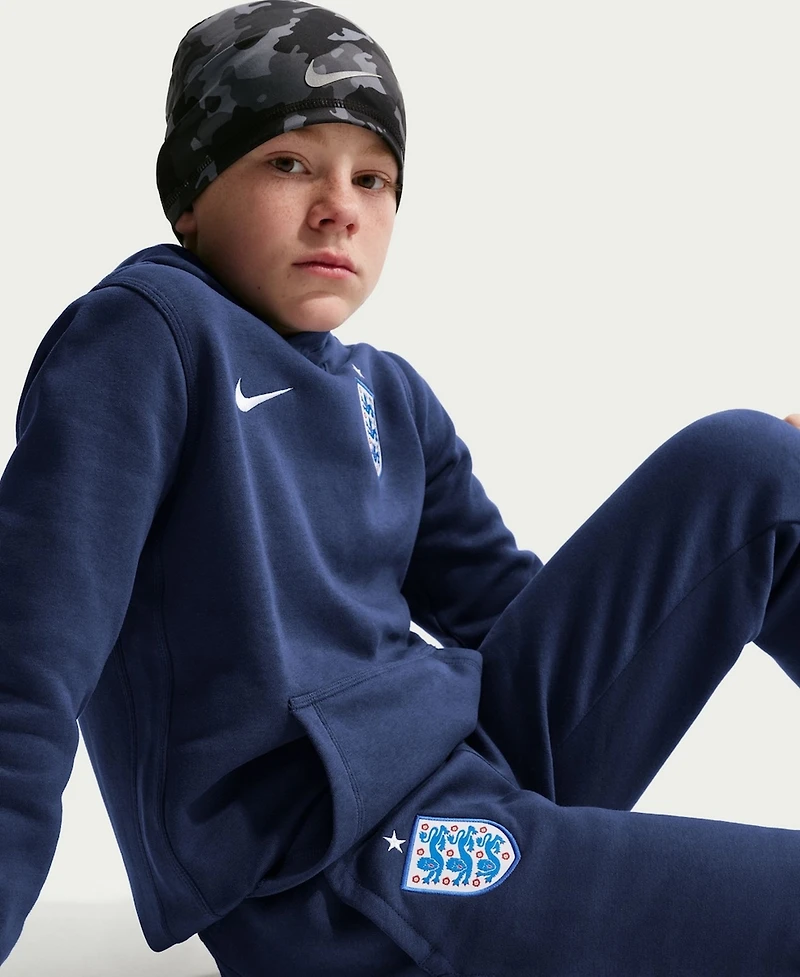 Nike Big Boys and Girls Navy England National Team Club Fleece Joggers
