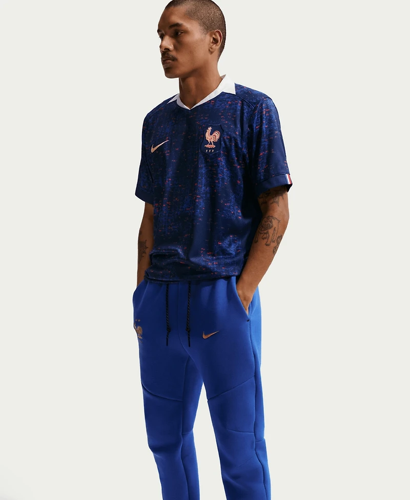 Nike Men's Blue France National Team Tech Fleece Joggers