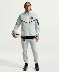 Nike Men's Gray Netherlands National Team 2026 Tech Fleece Windrunner Raglan Full-Zip Hoodie