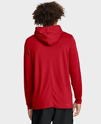 Nike Men's Red Cincinnati Reds Authentic Collection Dri-fit Long Sleeve Hooded T-Shirt