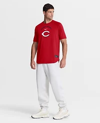 Nike Men's Red Cincinnati Reds Authentic Collection Batting Practice Pre-Game Raglan Dri-fit Top