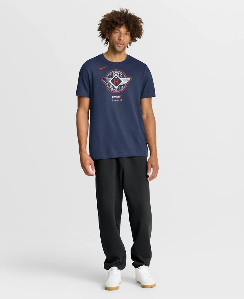 Nike Men's Navy Houston Astros City Connect Large Logo T-Shirt