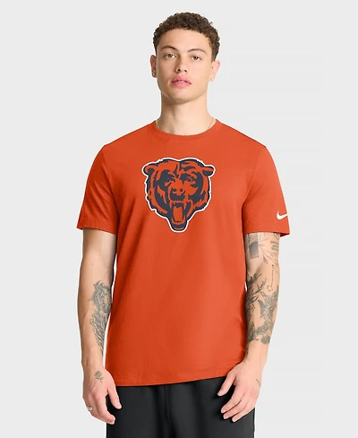 Nike Men's Orange Chicago Bears Essential Logo T-Shirt