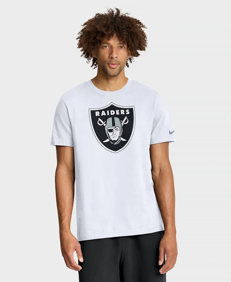Nike Men's White Las Vegas Raiders Essential Logo T-Shirt