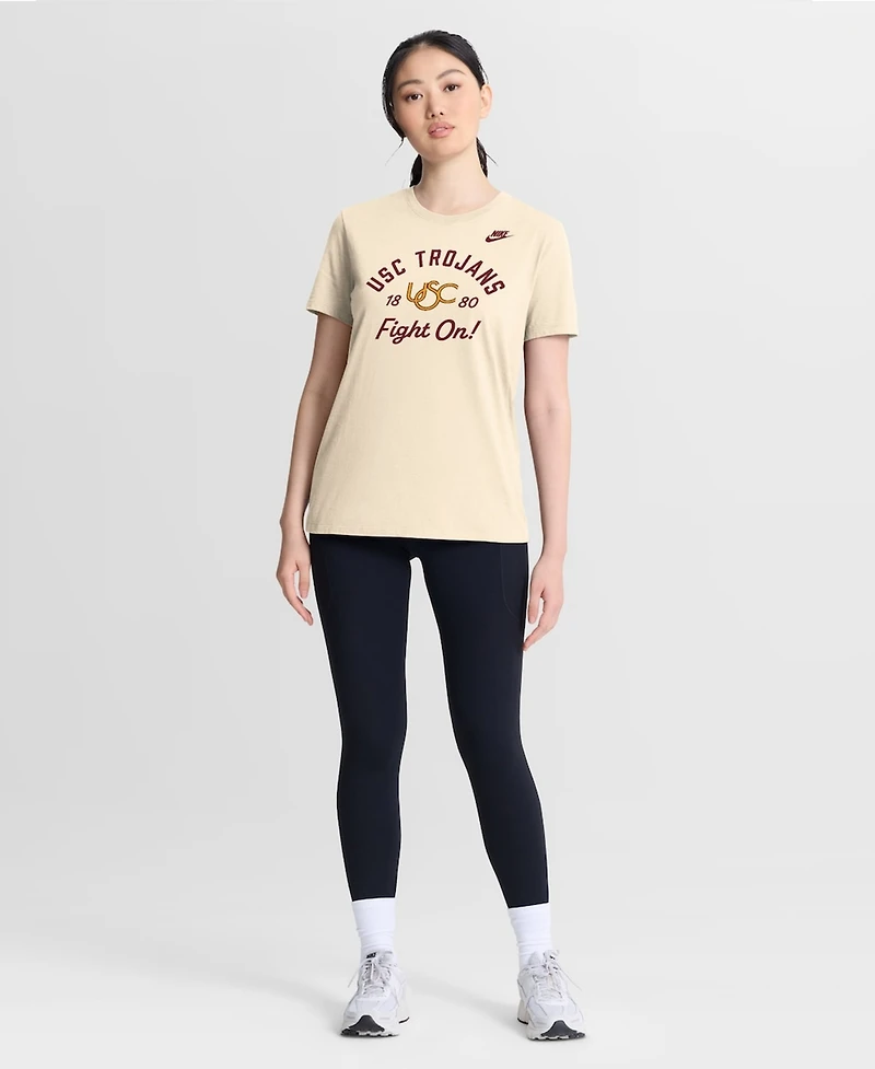 Nike Women's Natural Usc Trojans Legacy Team Name T-Shirt