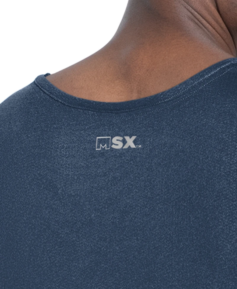 Msx by Michael Strahan Men's Navy Dallas Cowboys Energy Scoop Neck Tank Top