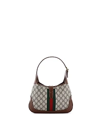 Pre-Owned Gucci Small Jackie 1961 Hobo Gg Coated Canvas